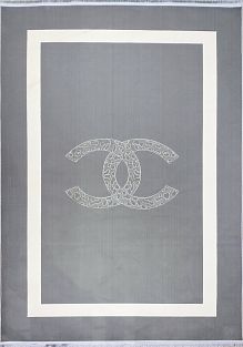 Ковёр 1,50х2,25 ГV37/2 диз. Chanel grey пр-во Иран акрил\бамбусилк