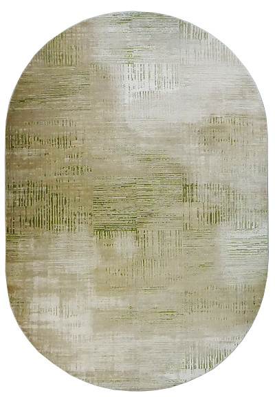 Ковёр 2,50х3,50 Сарай Классик 12861 AY0 уайт/грин овал