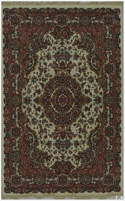 Ковёр 1,50х2,30 Keramatian Royal крем/пинк 2212