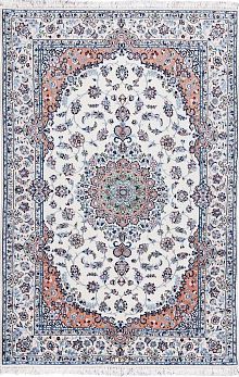 Ковёр 1,26х1,88 Наин 6-ла на хлопке 1557 крем