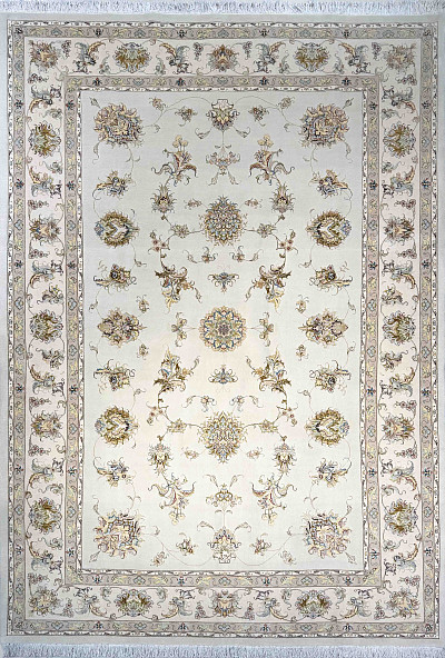 Ковёр 2,00х3,03 Tabriz Afshan AKBARI 290009 450.000уз шерсть+шёлк осн.хлопок cream/beige Иран