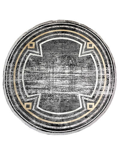 Ковёр 1,60х1,60 BLACK 33802 090 круг