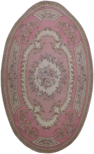 Ковёр 1,52х2,44 Савенери R-2/214 овал