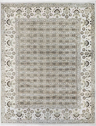 Ковёр 2,33х3,01 Авшан 1356 шерсть шелк на хлопке Индия