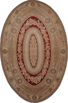 Ковёр 1,52х2,44 Савенери LT-02/379 овал
