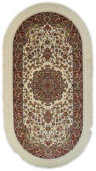 Ковёр 0,75х1,50 UNIQUE IS120B SILVER N1 овал