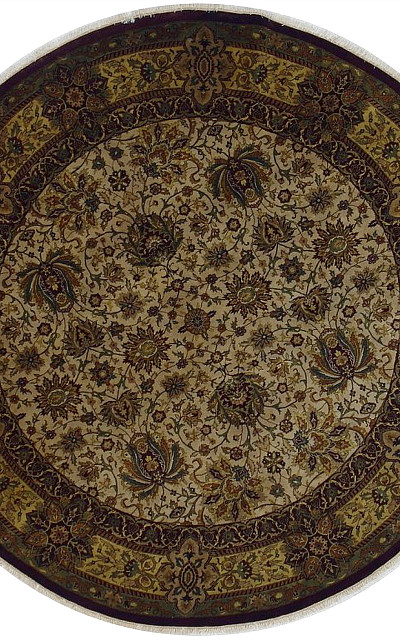 Ковёр 3,00х3,00 ИНДИЯ Агра ОГ 11 W/W круг