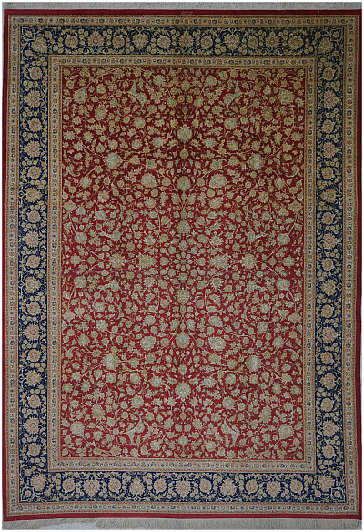 Ковёр 2,44х3,55 Персиан Кум 1181661Х01 шёлк 1млн.узл.м2