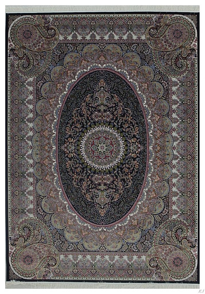 Ковёр 2,50х3,50 Э-Силк Аршиа Блек 1504