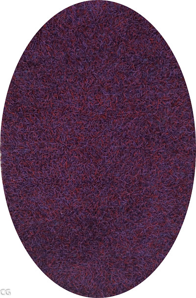 Ковёр 0,80х1,45 И-Шаги Мэджик плам овал