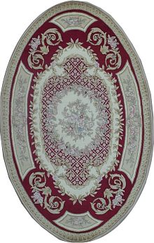 Ковёр 1,52х2,44 Савенери R-2/379 овал