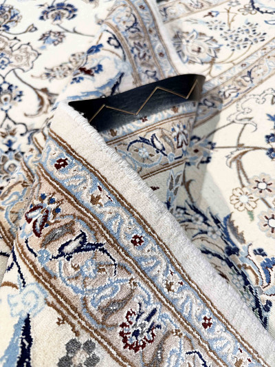 Ковёр 1,63х2,37 Nain 6La Medallion HABIBIAN 231600 850.000уз шерсть+шёлк осн.хлопок cream/beige Иран