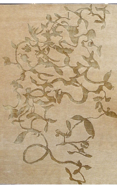 Ковёр 1,70х2,40 WH410041 шерсть,шелк елоу,грин