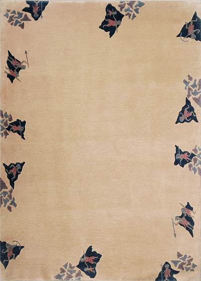 Ковёр 1,70х2,40 SHR410259 шерсть розовый