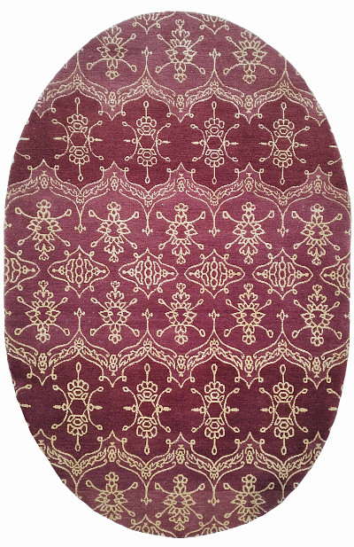 Ковёр 1,22х1,82 SHR210121 Шерсть, шелк овал