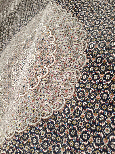 Ковёр 2,05х3,00 Tabriz Mahi 50R PIROOZIAN 238297 500.000уз шерсть+шёлк осн.хлопок black/green Иран