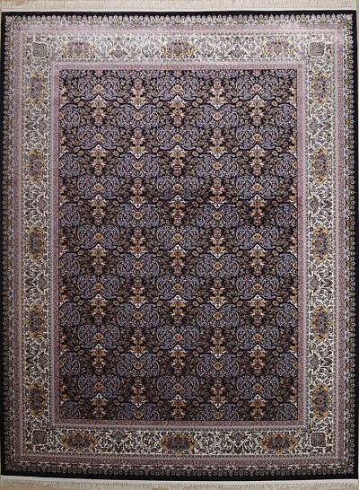 Ковёр 3,00х4,00 Э-Силк Ясамин блек 2065