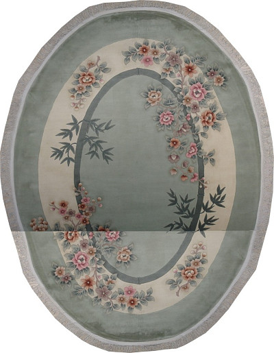 Ковёр 2,74х3,66 ШЕРСТЬ 90L 7180/292 овал