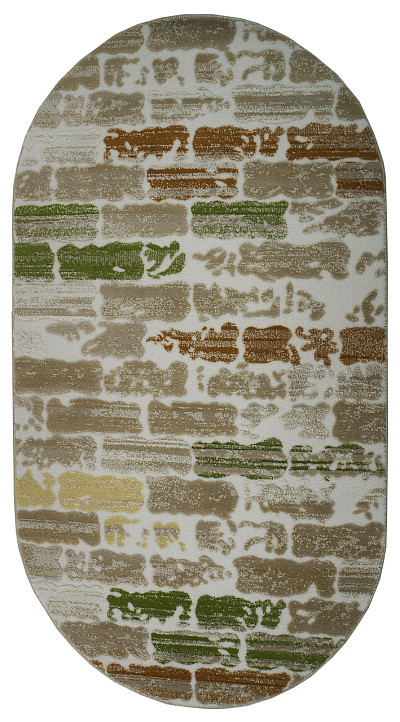 Ковёр 0,50х0,80 Сарай Классик 12863 LJ0 лайт беж овал
