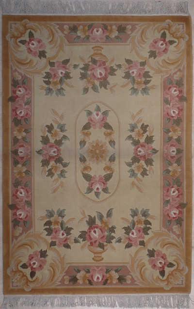 Ковёр 1,22х1,83 ШЕРСТЬ 100L беж/03