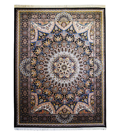 Ковёр 3,00х4,00 20244J STAN NAVY/NAVY Abrishim хит-сет & Полиэстер 679