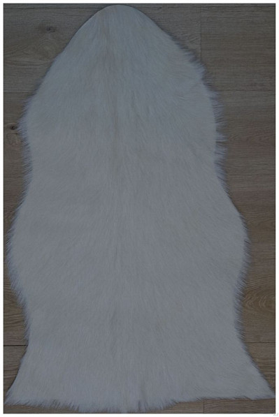 Шкура козлёнка натур.белая 0,6х0,9 GS001