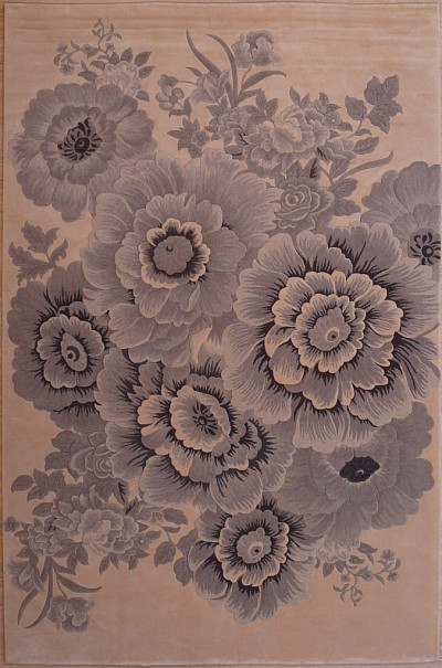 Ковёр 2,50х3,50 140L шерсть натур цвет, ручная стрижка QJ0404TRSA