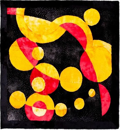 Ковёр 1,50х1,50 из овчины меховой Галактика