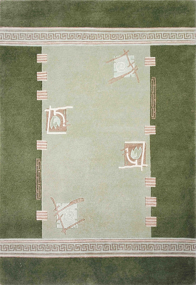 Ковёр 1,21х1,80 SHR260252 шерсть темно-зеленый