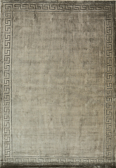 Ковёр 1,95х2,95 ОГL 126 V LUCKY Грек Грей вискоза 1201 Индия