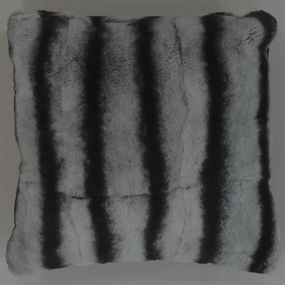 Подушка 0,51х0,51 PAG031TR черно-белая Кролик(шиншилла)