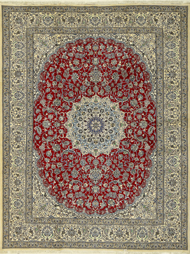 Ковёр 2,99х3,95 AL 81 W/S/C Наин шелк/шерсть на хлопке 444 Иран