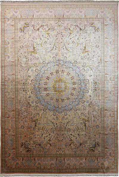 Ковёр 3,02х4,46 Medallion 0740 810.000уз. шёлк основа шёлк beige/beige Египет