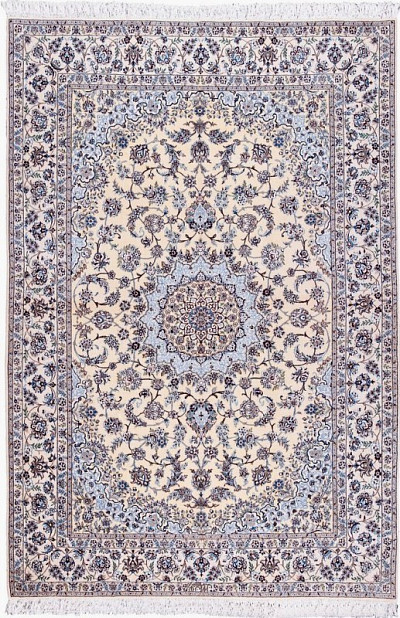 Ковёр 1,50х2,30 Наин 6-ла на хлопке 1548 елоу