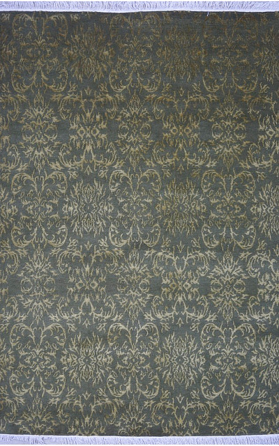 Ковёр 1,70х2,40 SHR410278 шерсть, шёлк зеленый