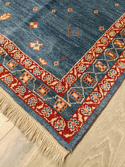 Ковёр 2,22х3,03 Iran 51442 250.000уз шерсть осн. шерсть blue/mix Иран