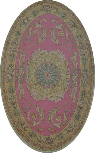 Ковёр 1,52х2,44 Савенери 146/214 овал