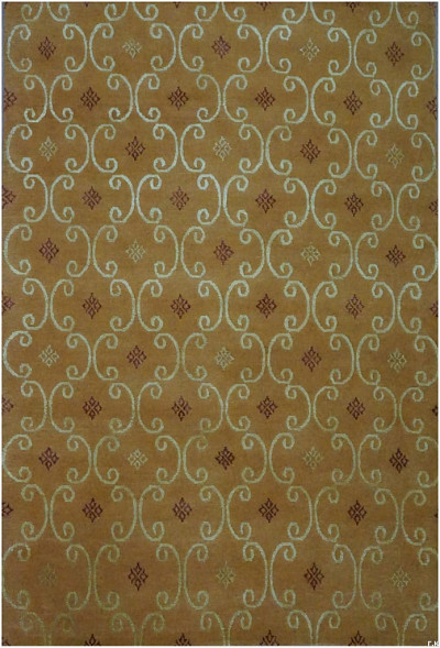 Ковёр 1,20х1,80 SHR210225 шерсть, шелк светлый