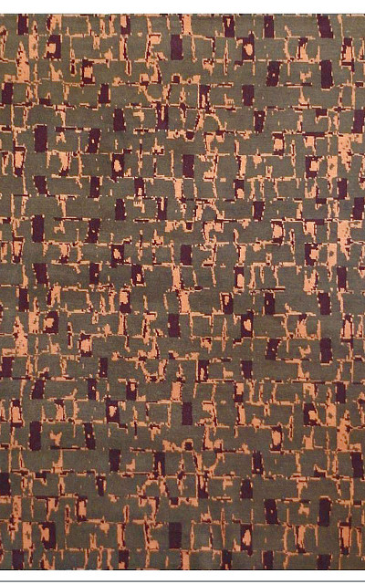 Ковёр 1,70х2,40 SHR41033 шерсть блэк-ред