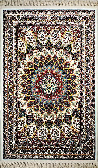 Ковёр 1,00х1,50 Keramatian Dome крем/неви 0818