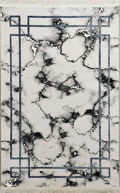 Ковёр 1,00х1,50 ОГ TN001/1 GRAY полиэстер filament TINA