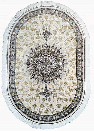 Ковёр 1,50х2,25 Qum G222 cream oval