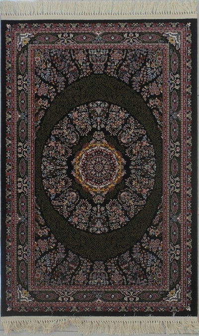 Ковёр 1,00х1,50 Э-Силк Абришам блек 1993