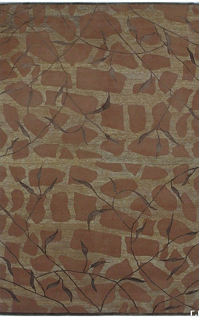 Ковёр 1,80х2,75 SHR410311 шерсть, шелк корич\золотой