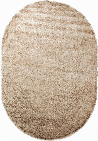 Ковёр 1,60х2,30 Шагги MOZART L0212 овал gold/golg Турция