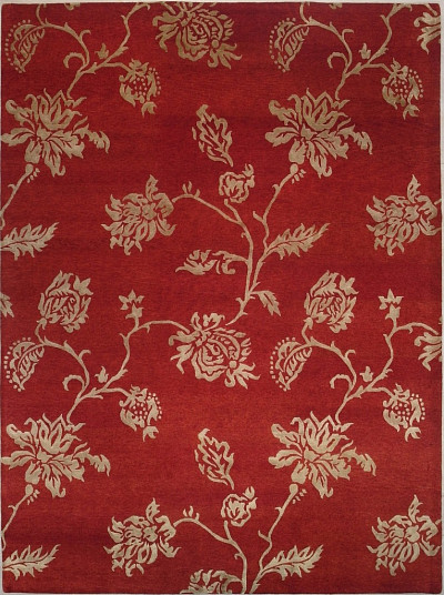 Ковёр 2,51х3,40 ОГ 35 W/V N-516 RD/RD Индонепал ш.с виск.