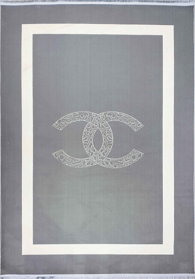 Ковёр 2,50х3,50 ГV37/5 диз. Chanel grey пр-во Иран акрил/бамбусилк