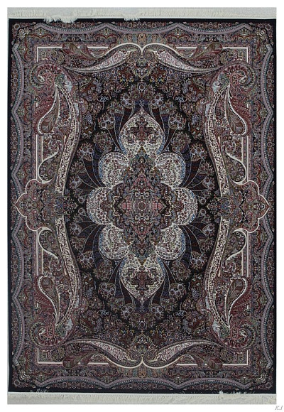 Ковёр 2,50х3,50 Э-Силк Шахин Блек 1504