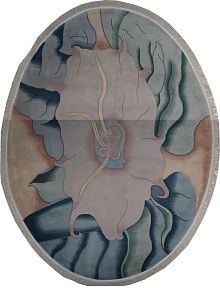 Ковёр 2,74х3,66 ШЕРСТЬ 90L М9-5 овал