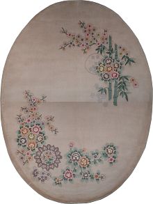 Ковёр 2,74х3,66 ШЕРСТЬ 90L 7088/224 овал